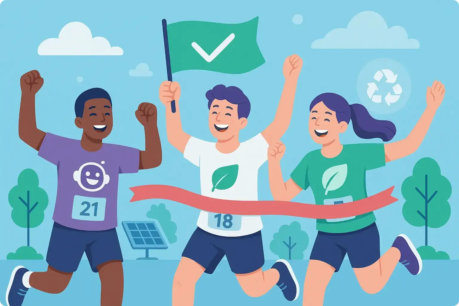 happy clients at aqua